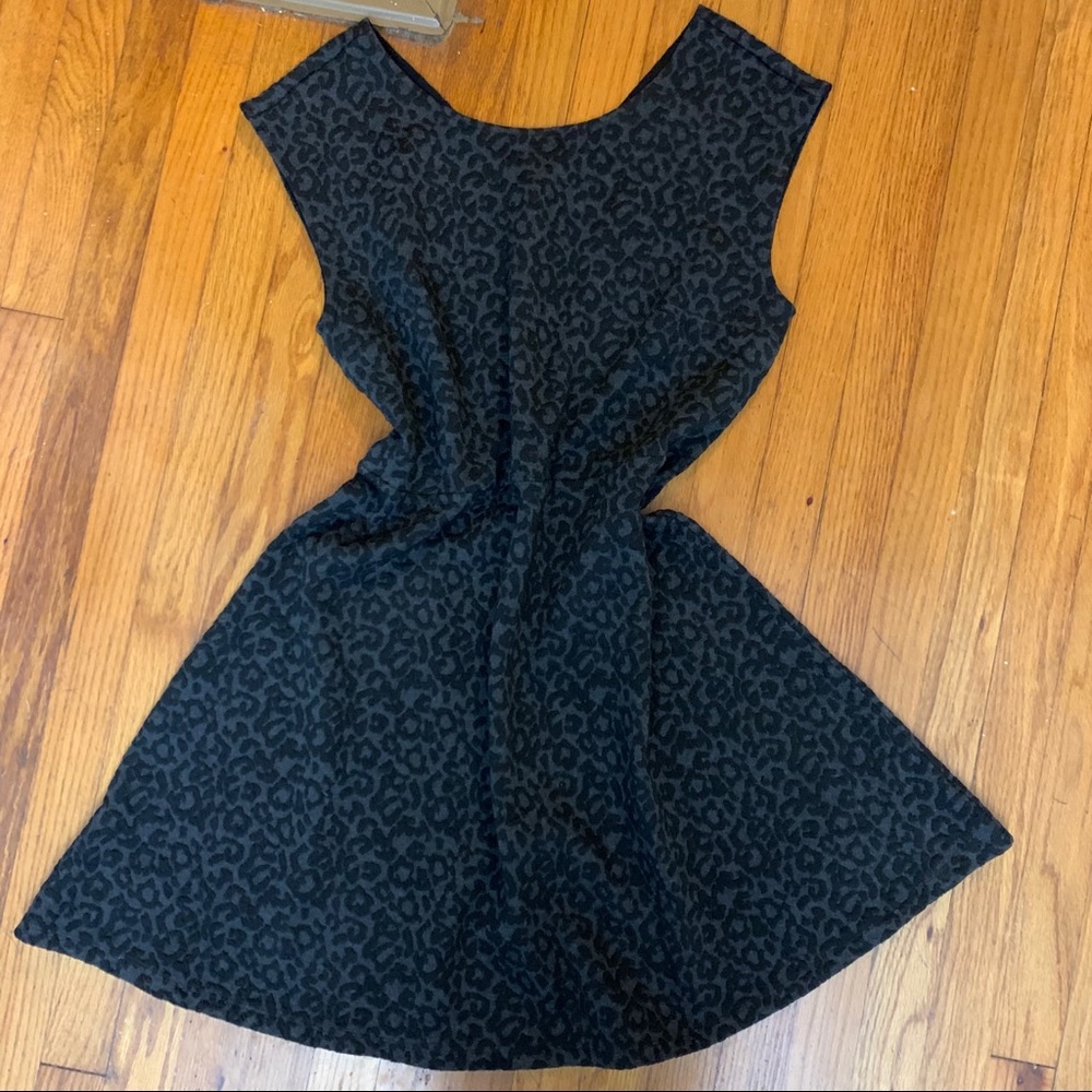 [Loft] Black textured dress NWT